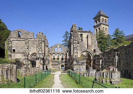 "Ruins of the Cistercian Abbey of Orval, Abbaye Notre-Dame d'Orval, Villers-devant-Orval, Wallonia, Belgium, Europe" View Large Photo Image Stock Photograph - "Ruins of the Cistercian Abbey of Orval, Abbaye Notre-Dame d'Orval, Villers-devant-Orval, Wallonia, Belgium, Europe". Fotosearch