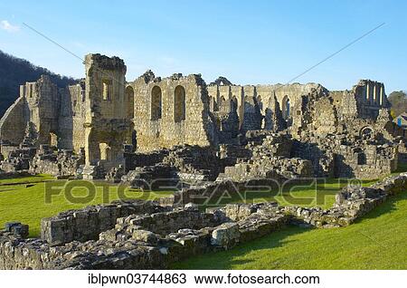 "Ruins of the Cistercian Gothic Rievaulx Abbey, Rievaulx, North Yorkshire, England, United Kingdom, Europe" View Large Photo Image Stock Image - "Ruins of the Cistercian Gothic Rievaulx Abbey, Rievaulx, North Yorkshire, England, United Kingdom, Europe". Fotosearch
