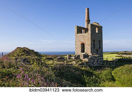 "Ruins of the engine house of the former tin and copper mine Levant Mine, Trewellard, Cornwall, United Kingdom, Europe" View Large Photo Image Stock Image - "Ruins of the engine house of the former tin and copper mine Levant Mine, Trewellard, Cornwall, United Kingdom, Europe". Fotosearch