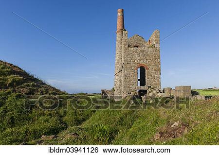 "Ruins of the engine house of the former tin and copper mine Levant Mine, Trewellard, Cornwall, United Kingdom, Europe" View Large Photo Image Stock Photograph - "Ruins of the engine house of the former tin and copper mine Levant Mine, Trewellard, Cornwall, United Kingdom, Europe". Fotosearch