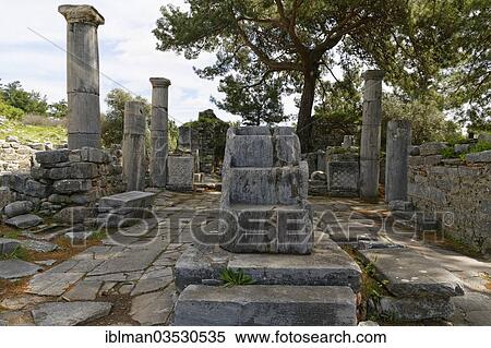 "Ruins of the Episcopal Church, a Byzantine basilica, Priene, Gullubahce, Aydin province, Aegean region, Turkey, Asia" View Large Photo Image Stock Photography - "Ruins of the Episcopal Church, a Byzantine basilica, Priene, Gullubahce, Aydin province, Aegean region, Turkey, Asia". Fotosearch