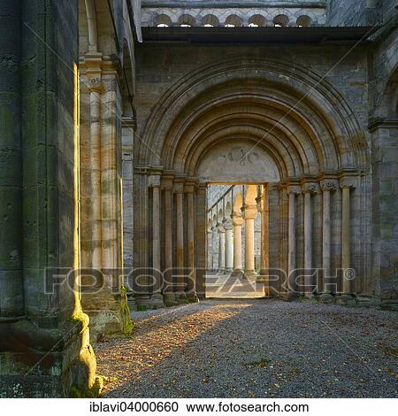 "Ruins of the monastery church of Paulinzella in the morning light, portal, Paulinzella, Thuringia, Germany, Europe" View Large Photo Image Stock Image - "Ruins of the monastery church of Paulinzella in the morning light, portal, Paulinzella, Thuringia, Germany, Europe". Fotosearch