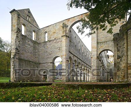 "Ruins of the monastery church of Paulinzella, Paulinzella, Thuringia, Germany, Europe" View Large Photo Image Stock Photograph - "Ruins of the monastery church of Paulinzella, Paulinzella, Thuringia, Germany, Europe". Fotosearch