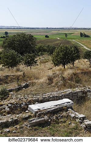 Picture - "Ruins of Troy, Truva, Canakkale, Marmara, Turkey, Asia". Fotosearch
