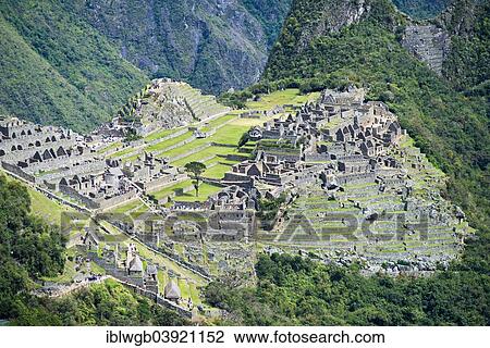 "Ruins, the Inca city of Machu Picchu with the main square or Plaza Principal and terraces, UNESCO World Heritage Site, Urubamba Valley, near Cusco, Andes, Peru, South America" View Large Photo Image Stock Image - "Ruins, the Inca city of Machu Picchu with the main square or Plaza Principal and terraces, UNESCO World Heritage Site, Urubamba Valley, near Cusco, Andes, Peru, South America". Fotosearch
