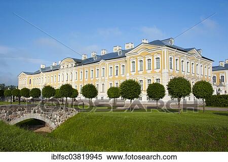 "Rundale Palace, Bauska, Zemgale, Latvia, Baltic States, Europe" View Large Photo Image Stock Photography - "Rundale Palace, Bauska, Zemgale, Latvia, Baltic States, Europe". Fotosearch