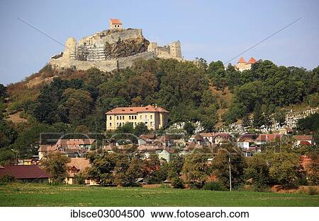 Stock Image - "Rupea Castle, ruins of a peasant fortress, Rupea, Transylvania, Romania, Rupea, Siebenburgen, Romania, Europe". Fotosearch