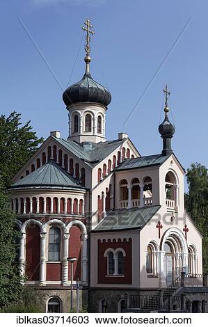 "Russian Orthodox Church, Marianske Lazne, Karlovy Vary Region, Bohemia, Czech Republic, Europe" View Large Photo Image Stock Image - "Russian Orthodox Church, Marianske Lazne, Karlovy Vary Region, Bohemia, Czech Republic, Europe". Fotosearch