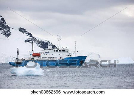 "Russian research ship and ice flow in the Southern Ocean, Antarctic Peninsula, Antarctica" View Large Photo Image Stock Photograph - "Russian research ship and ice flow in the Southern Ocean, Antarctic Peninsula, Antarctica". Fotosearch