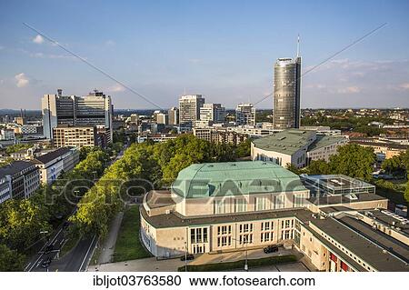 "RWE Tower, EVONIK corporate headquarters, Aalto Theater and Saalbau Essen, downtown, Essen, North Rhine-Westphalia, Germany, Europe" View Large Photo Image Stock Image - "RWE Tower, EVONIK corporate headquarters, Aalto Theater and Saalbau Essen, downtown, Essen, North Rhine-Westphalia, Germany, Europe". Fotosearch