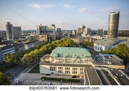 "RWE Tower, EVONIK corporate headquarters, Aalto Theater and Saalbau Essen, downtown, Essen, North Rhine-Westphalia, Germany, Europe" View Large Photo Image Stock Image - "RWE Tower, EVONIK corporate headquarters, Aalto Theater and Saalbau Essen, downtown, Essen, North Rhine-Westphalia, Germany, Europe". Fotosearch