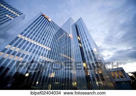 "Rwi4 building, a modern office building in Duesseldorf, North Rhine-Westphalia, Germany, Europe" View Large Photo Image Picture - "Rwi4 building, a modern office building in Duesseldorf, North Rhine-Westphalia, Germany, Europe". Fotosearch