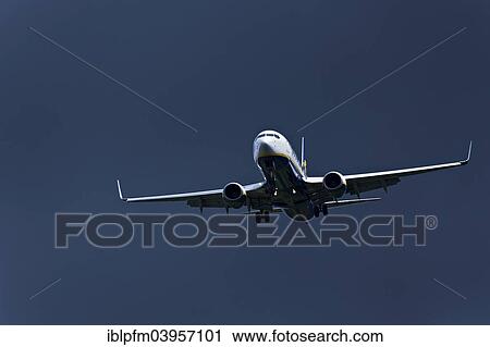 "Ryanair Boeing 737 aircraft, flying, Republic of Ireland" View Large Photo Image Stock Image - "Ryanair Boeing 737 aircraft, flying, Republic of Ireland". Fotosearch