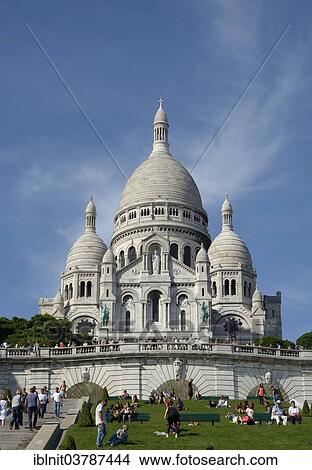 "Sacre-Coeur, Montmartre, Paris, Ile-de-France, France, Europe" View Large Photo Image Picture - "Sacre-Coeur, Montmartre, Paris, Ile-de-France, France, Europe". Fotosearch