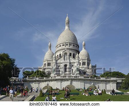 "Sacre-Coeur, Montmartre, Paris, Ile-de-France, France, Europe" View Large Photo Image Stock Photography - "Sacre-Coeur, Montmartre, Paris, Ile-de-France, France, Europe". Fotosearch