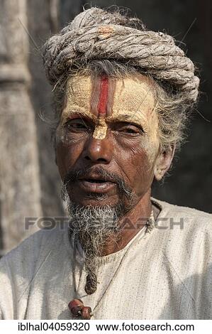 "Sadhu, ascetic, holy man, portrait, Pashupatinath, Kathmandu, Nepal, Asia" View Large Photo Image Stock Image - "Sadhu, ascetic, holy man, portrait, Pashupatinath, Kathmandu, Nepal, Asia". Fotosearch
