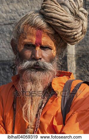 "Sadhu, ascetic, holy man, portrait, Pashupatinath, Kathmandu, Nepal, Asia" View Large Photo Image Stock Photo - "Sadhu, ascetic, holy man, portrait, Pashupatinath, Kathmandu, Nepal, Asia". Fotosearch
