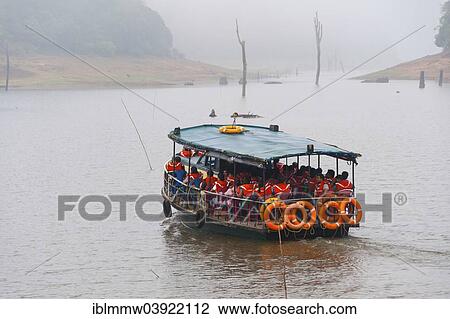 "Safari boat, Periyar Dam, Thekkadi, Tamil Nadu, India, Asia" View Large Photo Image Stock Image - "Safari boat, Periyar Dam, Thekkadi, Tamil Nadu, India, Asia". Fotosearch
