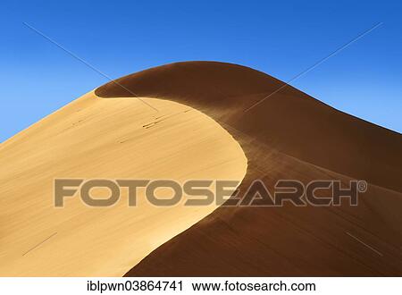 Stock Image - "Sahara sand dunes of Erg Chebbi, Morocco, Africa". Fotosearch