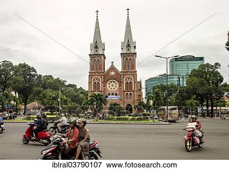 "Saigon Notre-Dame Basilica, Ho Chi Minh City, Vietnam, Asia" View Large Photo Image Stock Photo - "Saigon Notre-Dame Basilica, Ho Chi Minh City, Vietnam, Asia". Fotosearch