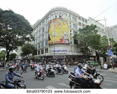 Stock Image - "Saigontourist tourist center, Ho Chi Minh City, Vietnam, Asia". Fotosearch