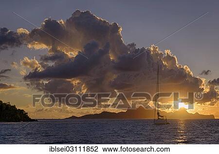 "Sailboat at sunset, St. Lucia, Grenadines, Karibik, Saint Lucia, North America" View Large Photo Image Stock Image - "Sailboat at sunset, St. Lucia, Grenadines, Karibik, Saint Lucia, North America". Fotosearch