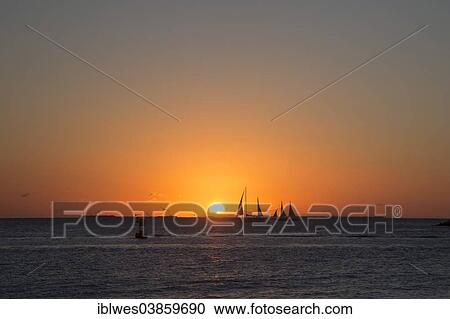 "Sailboats at sunset, Key West, Florida, United States, North America" View Large Photo Image Stock Image - "Sailboats at sunset, Key West, Florida, United States, North America". Fotosearch