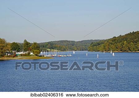 "Sailboats in Bevertalsperre Reservoir, Hueckeswagen, Bergisches Land, North Rhine-Westphalia, Germany, Europe, PublicGround, Europe" View Large Photo Image Stock Photograph - "Sailboats in Bevertalsperre Reservoir, Hueckeswagen, Bergisches Land, North Rhine-Westphalia, Germany, Europe, PublicGround, Europe". Fotosearch