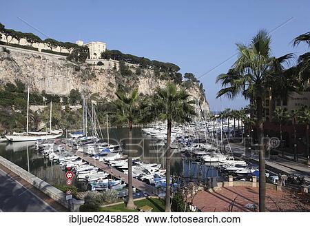 "Sailboats moored in the port of Fontvieille Port de Fontvieille, Rector's Palace, Prince's Palace, Principality of Monaco, Cote d'Azur, Mediterranean Sea, Europe" View Large Photo Image Stock Photo - "Sailboats moored in the port of Fontvieille Port de Fontvieille, Rector's Palace, Prince's Palace, Principality of Monaco, Cote d'Azur, Mediterranean Sea, Europe". Fotosearch