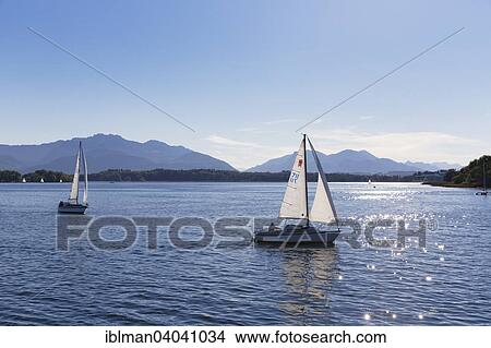 "Sailboats on Lake Chiemsee, Chiemgau, Upper Bavaria, Bavaria, Germany, Europe" View Large Photo Image Picture - "Sailboats on Lake Chiemsee, Chiemgau, Upper Bavaria, Bavaria, Germany, Europe". Fotosearch