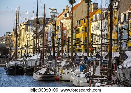"Sailing boats in Nyhavn, Altstadt, Innenstadt, Nyhavn, Copenhagen, Capital Region of Denmark, Denmark, Europe" View Large Photo Image Stock Photograph - "Sailing boats in Nyhavn, Altstadt, Innenstadt, Nyhavn, Copenhagen, Capital Region of Denmark, Denmark, Europe". Fotosearch
