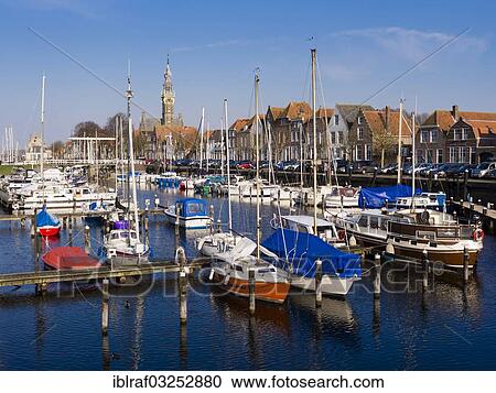 "Sailing boats in the marina, Veere, Walcheren, Zeeland province, The Netherlands, Europe" View Large Photo Image Stock Image - "Sailing boats in the marina, Veere, Walcheren, Zeeland province, The Netherlands, Europe". Fotosearch