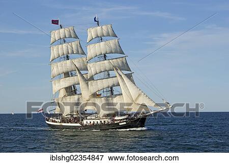 "Sailing ship """"Mercedes"""", Warnemuende, Mecklenburg-Western Pomerania, Germany, Europe" View Large Photo Image Stock Photo - "Sailing ship """"Mercedes"""", Warnemuende, Mecklenburg-Western Pomerania, Germany, Europe". Fotosearch