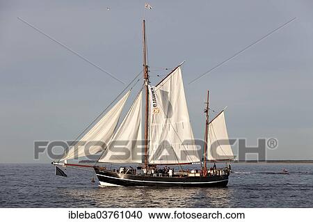 "Sailing vessel Albin Koebis at the Hanse Sail 2013, Baltic Sea near the entrance to the port, Warnemunde, Rostock, Mecklenburg-Western Pomerania, Germany, Europe" View Large Photo Image Stock Image - "Sailing vessel Albin Koebis at the Hanse Sail 2013, Baltic Sea near the entrance to the port, Warnemunde, Rostock, Mecklenburg-Western Pomerania, Germany, Europe". Fotosearch