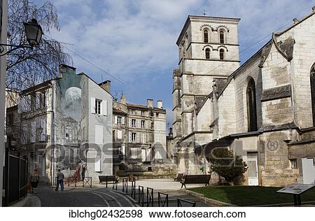 "Saint Andre Church and mural Memoires du XXeme Siecle by Yslaire, Angouleme, Charente, Poitou-Charentes, France, Europe" View Large Photo Image Stock Photo - "Saint Andre Church and mural Memoires du XXeme Siecle by Yslaire, Angouleme, Charente, Poitou-Charentes, France, Europe". Fotosearch