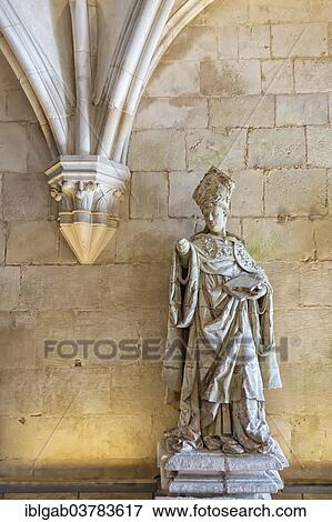 "Saint Bernard of Clairvaux statue, Alcobaca Monastery, Unesco World Heritage Site, Alcobaca, Portugal, Europe" View Large Photo Image Stock Photo - "Saint Bernard of Clairvaux statue, Alcobaca Monastery, Unesco World Heritage Site, Alcobaca, Portugal, Europe". Fotosearch