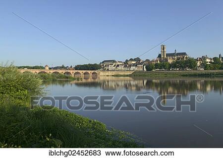 "Saint-Cyr-et-Sainte-Juliette cathedral across River Loire, Nevers, Loire valley, Nievre, Centre, France, Europe" View Large Photo Image Stock Image - "Saint-Cyr-et-Sainte-Juliette cathedral across River Loire, Nevers, Loire valley, Nievre, Centre, France, Europe". Fotosearch