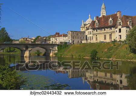 "Saint Front Cathedral, World Heritage Site of the Routes of Santiago de Compostela in France, Isle River, Perigueux, Perigord Blanc, Dordogne, Aquitaine, France, Europe" View Large Photo Image Stock Image - "Saint Front Cathedral, World Heritage Site of the Routes of Santiago de Compostela in France, Isle River, Perigueux, Perigord Blanc, Dordogne, Aquitaine, France, Europe". Fotosearch