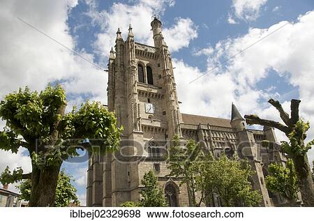 Saint-Jean church. Ambert Puy-De-Dome Auvergne France View Large Photo Image Stock Photo - Saint-Jean church. Ambert Puy-De-Dome Auvergne France. Fotosearch