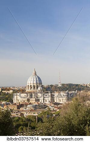 "Saint Peter's Basilica from Janiculum hill, Rome, Lazio, Italy, Europe" View Large Photo Image Picture - "Saint Peter's Basilica from Janiculum hill, Rome, Lazio, Italy, Europe". Fotosearch