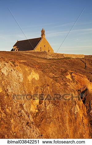 "Saint They chapel at Pointe du Van, Cap Sizun Peninsula, Departement Finistere, Brittany, France, Europe" View Large Photo Image Stock Image - "Saint They chapel at Pointe du Van, Cap Sizun Peninsula, Departement Finistere, Brittany, France, Europe". Fotosearch