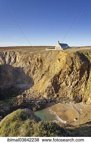 "Saint They chapel at Pointe du Van, Cap Sizun Peninsula, Departement Finistere, Brittany, France, Europe" View Large Photo Image Stock Photo - "Saint They chapel at Pointe du Van, Cap Sizun Peninsula, Departement Finistere, Brittany, France, Europe". Fotosearch