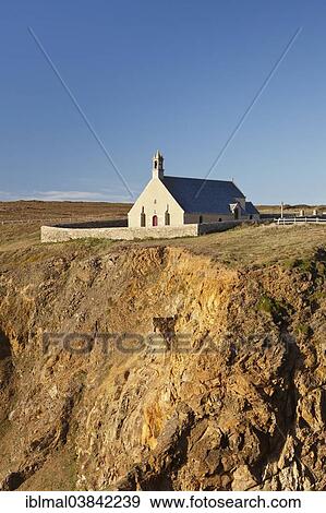 "Saint They chapel at Pointe du Van, Cap Sizun Peninsula, Departement Finistere, Brittany, France, Europe" View Large Photo Image Stock Photo - "Saint They chapel at Pointe du Van, Cap Sizun Peninsula, Departement Finistere, Brittany, France, Europe". Fotosearch
