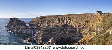 "Saint They chapel at Pointe du Van, Cap Sizun Peninsula, Departement Finistere, Brittany, France, Europe" View Large Photo Image Stock Photo - "Saint They chapel at Pointe du Van, Cap Sizun Peninsula, Departement Finistere, Brittany, France, Europe". Fotosearch