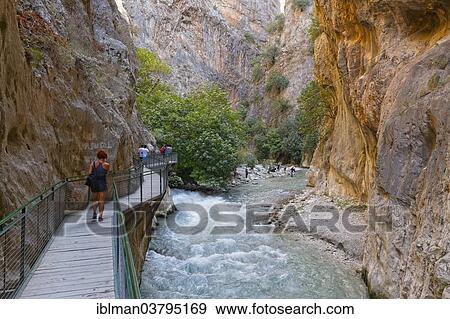 Stock Photo - "Saklikent Canyon, Mugla Province, Lycia, Aegean, Turkey, Asia". Fotosearch