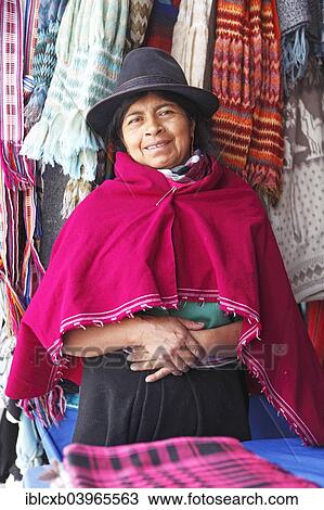 "Salasaca Indian woman, 47 years, in traditional costume, with hand-woven scarves, Salasaca, Tungurahua Province, Ecuador, South America" View Large Photo Image Stock Image - "Salasaca Indian woman, 47 years, in traditional costume, with hand-woven scarves, Salasaca, Tungurahua Province, Ecuador, South America". Fotosearch