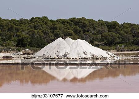 "Salines de S'Avall, salt evaporation ponds, Colonia de Sant Jordi, Mallorca, Majorca, Balearic Islands, Spain, Europe" View Large Photo Image Stock Photo - "Salines de S'Avall, salt evaporation ponds, Colonia de Sant Jordi, Mallorca, Majorca, Balearic Islands, Spain, Europe". Fotosearch