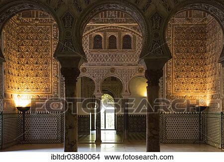 "Salon of the Ambassadors in the Alcazar of Seville, Seville province, Andalusia, Spain, Europe" View Large Photo Image Picture - "Salon of the Ambassadors in the Alcazar of Seville, Seville province, Andalusia, Spain, Europe". Fotosearch