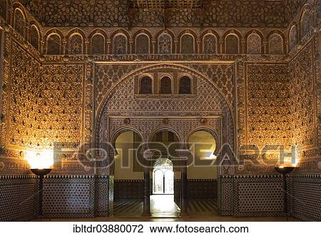 "Salon of the Ambassadors in the Alcazar of Seville, Seville province, Andalusia, Spain, Europe" View Large Photo Image Stock Image - "Salon of the Ambassadors in the Alcazar of Seville, Seville province, Andalusia, Spain, Europe". Fotosearch