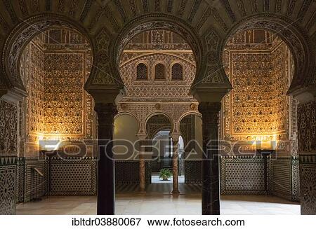 "Salon of the Ambassadors in the Alcazar of Seville, Seville province, Andalusia, Spain, Europe" View Large Photo Image Stock Photo - "Salon of the Ambassadors in the Alcazar of Seville, Seville province, Andalusia, Spain, Europe". Fotosearch